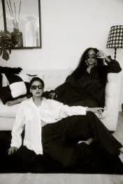 Stephanie and Kimberley - founders of Level Twenty Nine wearing sunglasses